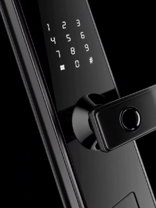 smart door lock main door bluetooth connect with app smart lock password fingerprint key door lock smart door knob electronic door lock fingerprint door knob anti theft for home hotel bedroom fit right & left door