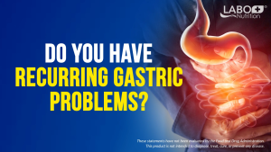 LABO Nutrition GastriCELL Capsules Eliminate Gastric Symptoms - for Acid Reflux Heartburn Bloat Indigestion Burping Stomach Discomfort & Pain - Natural Long-term Solution Supplement • Made in Japan • 30 Capsules