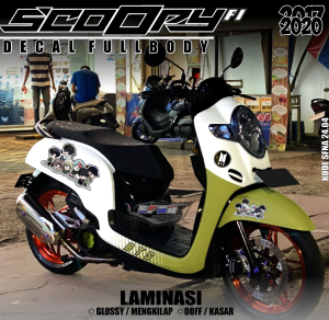 COD TERBARU Decal Stiker Scoopy Fi 2017-2020 Full Body Stiker Desain Terbaru Full Warna Kode SFNA 24.03