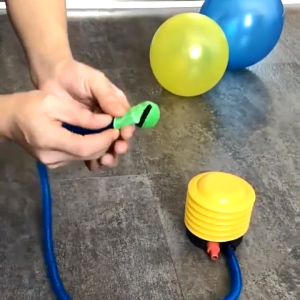 Pompa Angin Injak Manual (BULAT KUNING) Pompa Balon Foil Ban Karet Renang Kasur Air Bed Sepeda