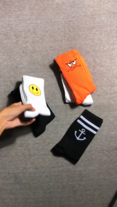 Kaos Kaki Oldschool Motif Skate Merk Panjang Premium - Hosela Project