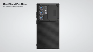 Nillkin CamShield Frosted Carbon Fiber Cover Shockproof Case for Samsung Galaxy S25 / S25+ / S25 Ultra (Black)
