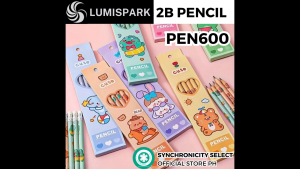 Pen600 2B Lead Pencil 6pcs per set for School Writing Notebook Paper Drawing Sketch Office Supplies Arts and Crafts