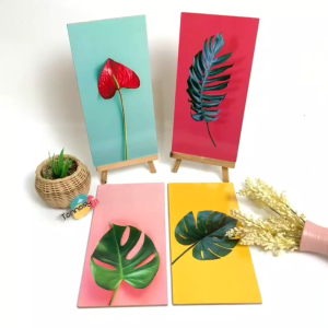 TENNESY HIASAN DINDING WALL DECOR DAUN TANAMAN 15x30CM PAJANGAN KAYU POSTER DEKORASI DINDING KAMAR TIDUR RUMAH LEAVES PLANTS