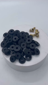 58PCS Rubber Plumbing Faucet Gasket With Screws Flat Beveled For Faucet Repairing