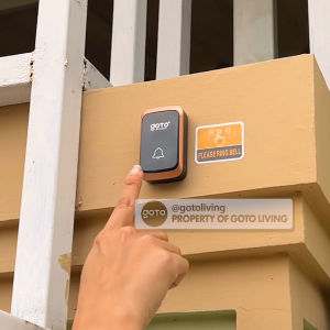 Goto Ringga Bell Rumah Bel Pintu Wireless Tanpa Kabel Waterproof