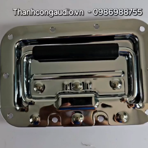 Tay  xách âm QUAY ĐEN kích thước: 107mm x 162mm cho  tủ case tủ máy thiết bị âm thanh nội thất. Loại tốt