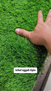 100x50 cm | Rumput Sintetis Swiss 3cm | Hijau Tebal Halus | Premium
