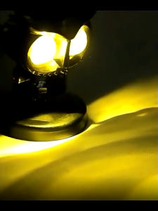 Lampu Tembak Sorot LED Owl 2 Mata Motor Mobil Mode Jauh Dekat Cahaya Kuning Putih lampu tembak sorot 2 mata 2 Warna Waterproof