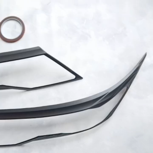 Cover Garnish Lampu Depan Mobil Rush 2018-2024 Hitam Doff