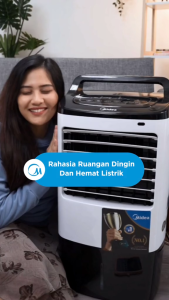 AIR COOLER Midea AC120-16F/AR Air Cooler Penyejuk Ruangan Kapasitas 10 Liter GARANSI RESMI