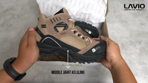 Sepatu Pria Dewasa Safety Ujung Besi Sefty Boot Kerja Lapangan Lavio Galen