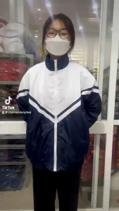 Áo Khoác Đồng Phục Học Sinh Cấp 123- Áo Khoác Gió Học Sinh Chất Micro Chống Thấm Cao Cấp-Hình Thật