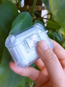 Vỏ Bảo Vệ Hộp Sạc Tai Nghe Airpods Pro 4 3 2 Chống Sốc Chống Rơi Có Nút Công Tắc