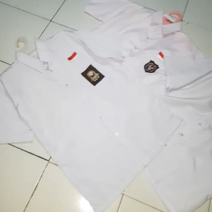 Baju SMP SMA Lengan Panjang & Pendek: Kemeja Sekolah Putih