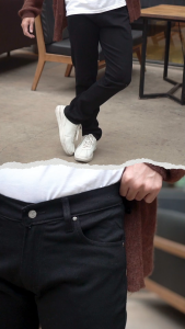 BAPIN Celana Jeans Panjang Pria Premium Grey