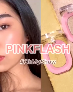 PINKFLASH Soft Pigment Face Contour Highlighter Shimmer | Pink Flash OhMyShow BPOM PF-F02