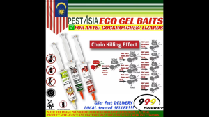 999 PEST ASIA Ants Wipe Out Gel Bait / Pest Control Gel Bait / Kill Cockroach Gel Bait / FAST GUN Lizard Gel Bait / Racun Lipas / Ubat Semut / Insects Killing Baits