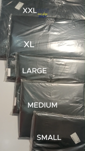 GARBAGE BAG XL BLACK / PACK