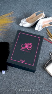 Rastri Burgundy Kebaya Kutubaru - Setelan Baju Batik Couple Kebaya Moder Wisuda Lamaran Kondangan [izarabatik]