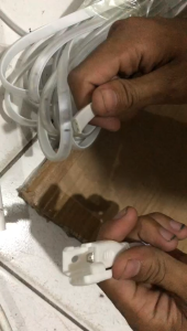 LAMPU SELANG LED STRIP AC 220V PAKET 5 METER+ADAPTOR SOKET (SIAP PAKAI)