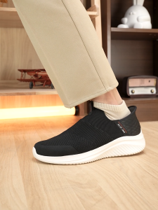 Skechers Men Slip-ins Sport Ultra Flex 3.0 Casual Shoes - 232450-BLK Air-Cooled Memory Foam