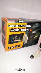 Nagada Senter LED COB Rechargeable USB 4 Mode C217