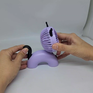 KIPAS PORTABLE KARAKTER SANRIO MINI FAN LUCUKEPALA/EKOR KIPAS BISA NAIK TURUN USB CABLEEXTRA PACKING BUBBLE/KARDUS