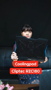 Cooling Pad Laptop 6 Fan Adjustable Ergostand 17" CLIPtec RZC180