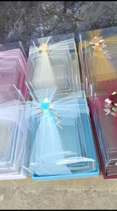 kotak seserahan kotak hantaran mika 1 set lengkap isi 4 pcs kekinian modal tile siang yang unik