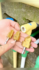 Mũi khoan khoét ống nước ppr-bộ 3 cỡ phi 20-25-32-Mũi khoan khoét ống nước bị gãy