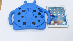Samsung Galaxy Tab 4 7.0 T230 T231 T234 SoftCase Karakter Kumbang Koksi Beetle Cute Casing Anak Kid Lucu Model Grip Standing Mode