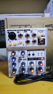 konzert PMP-4+ 4channel portable audio mixer series with Bluetooth.