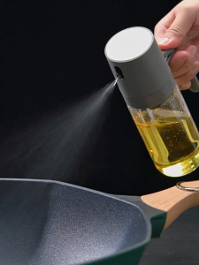 ขวดสเปรย์น้ํามัน 250ml ขวดแก้ว สเปรย์ ที่ฉีดน้ำมัน น้ำส้มสายชู