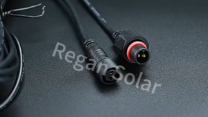 Solar Light 10M Extension Cable 2Pin plug Thickened Power cable Solar Lights Waterproof Power Cord solar charger extension cord for solar light solar extension cable 5m/10M/15M/20M