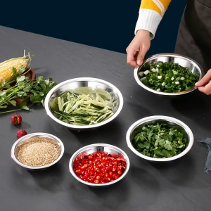Snless Steel Bowl Kitchen Bowl 5 Size