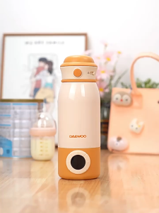 NEWEST Daewoo kondisioner susu portabel nirkabel isolasi termal suhu konstan cangkir air ketel susu hangat bayi untuk keluar untuk menyeduh artefak susu
