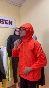 Saiber Jaket Olahraga Pria Polos jaket Running Sauna Suit Lari Sepeda Gym Anti Sinar UV