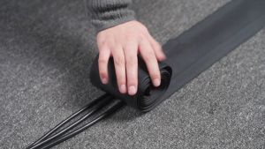 รางไฟ ตีนตุ๊กแก รางเก็บสายไฟ หน้ากว้าง4นิ้ว 10cm*1m