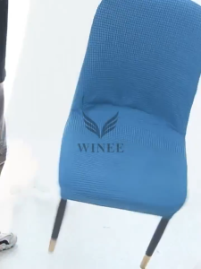 Vỏ bọc ghế ăn vải bọc ghế ngồi vải nỉ caro mềm mại