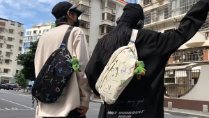 Japanese Street Trend: Harajuku Style Woman Cute Chest Bag & Nylon Dumpling Bags