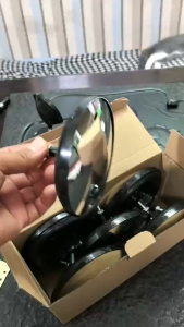 Universal Bumper Side Mirror: 5 3/4\" Diameter & Angle Lens for Vehicles