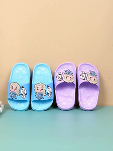 Disney Disney Children Princess Slippers Summer Baby Toddler Shoes Indoor Home Anti-slip New Style Girl Sandals Soft