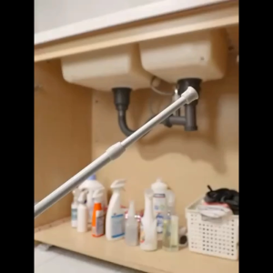 70-190CM Adjustable Telescopic Rod Clothes Rod Shower Curtain Rod Curtain Rod COD