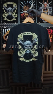 MADFACE Clothing - One Piece - Straw Hat Pirates/Roger Pirates - Anime Line Series Shirt - Mens And Womens T-shirt