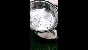 Panci Kukus Siomay Somay 2 Tingkat Steamer Serbaguna Diameter 28cm