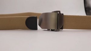 Hot Male Tactical Belt Top Quality 4 mm Thick 3.8 cm Wide Casual Canvas Belt Outdoor for Men Automatic Buckle Belt - intl