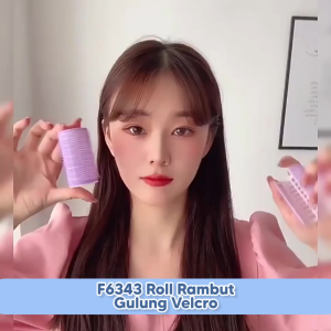 Bayar Di Tempat - Roll Rambut Velcro Serbaguna / Gulungan Keriting / Hair Curler Roller Polos / Magic Roll Pengeriting Rambut