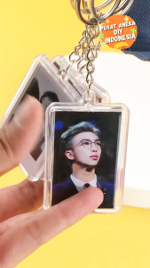 DIY Key Chain Custom Acrylic Keychain | Gantungan Kunci Akrilik Pasangan Ganci Foto Couple Unik Spotify Polaroid Souvenir Hampers