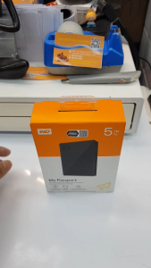 WD Western Digital HDD 5 TB External Harddisk ฮาร์ดดิสพกพา รุ่น My Passport BLACK ความจุ5TBUSB3.2Gen1  WDBPKJ0050BBK